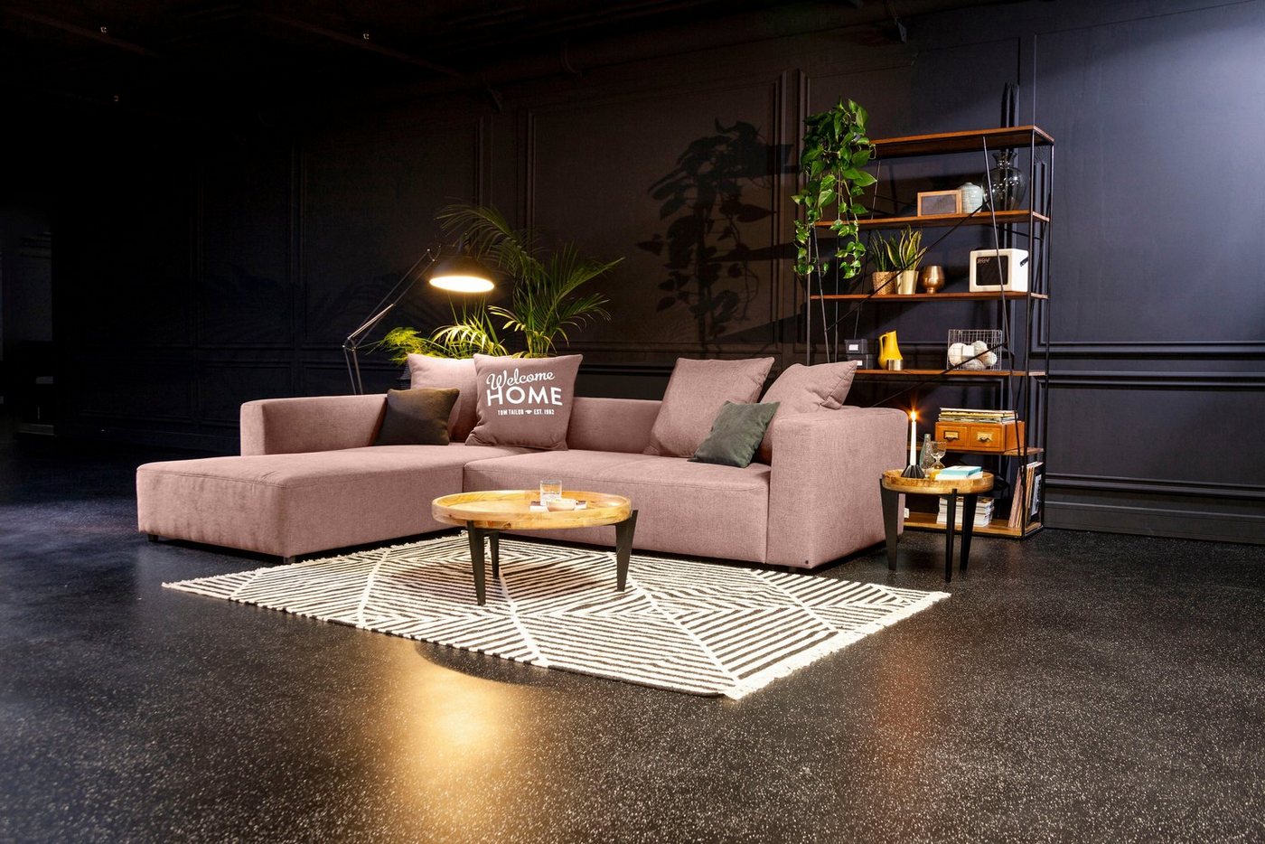 TOM TAILOR HOME Ecksofa HEAVEN CASUAL M, aus der COLORS COLLECTION, wahlweise mit Bettfunktion & Bettkasten von TOM TAILOR HOME