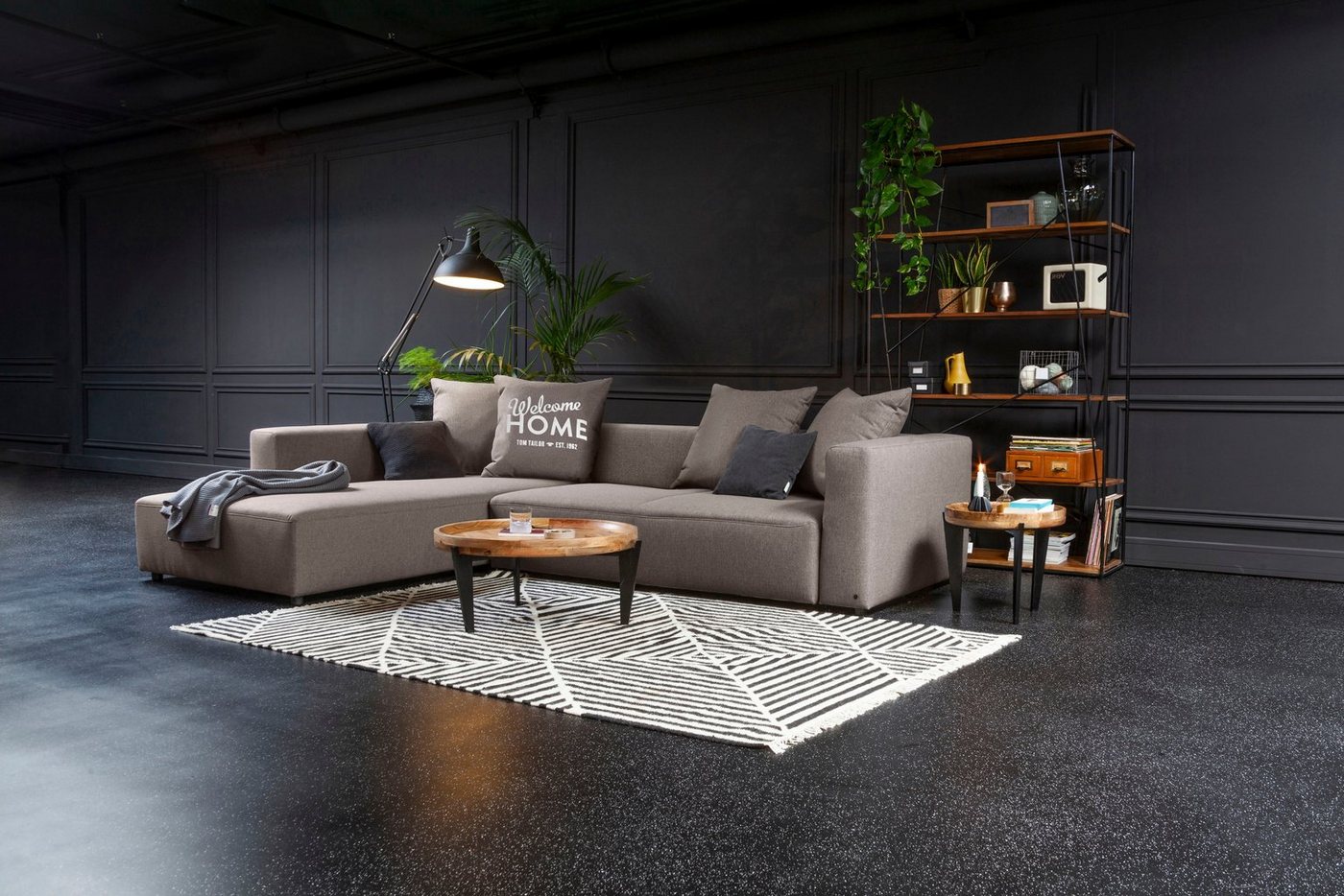 TOM TAILOR HOME Ecksofa HEAVEN CASUAL M, aus der COLORS COLLECTION, wahlweise mit Bettfunktion & Bettkasten von TOM TAILOR HOME