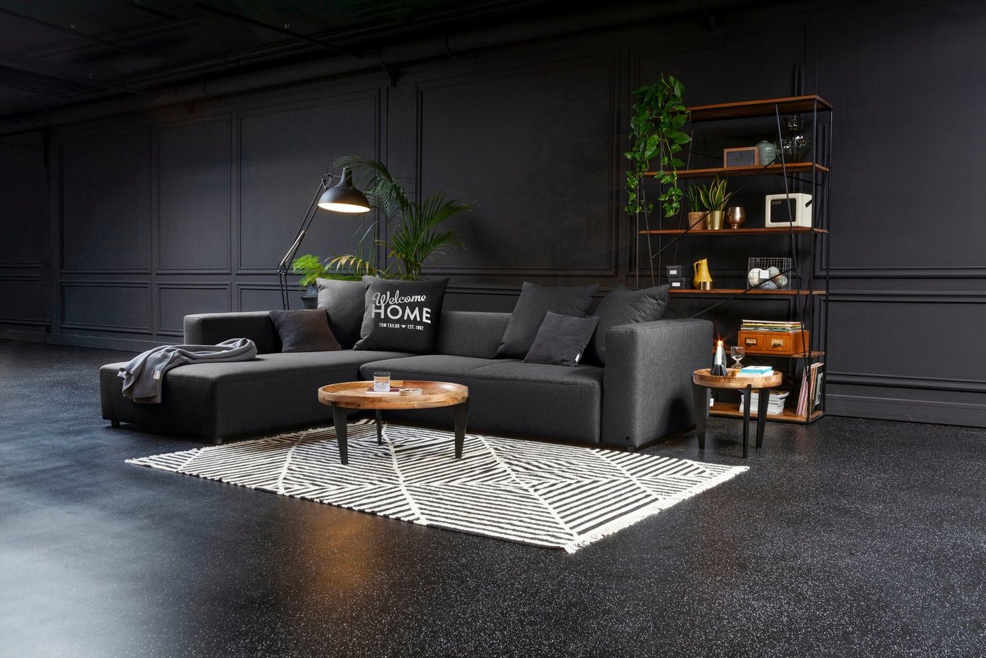 TOM TAILOR HOME Ecksofa HEAVEN CASUAL M, aus der COLORS COLLECTION, wahlweise mit Bettfunktion & Bettkasten von TOM TAILOR HOME