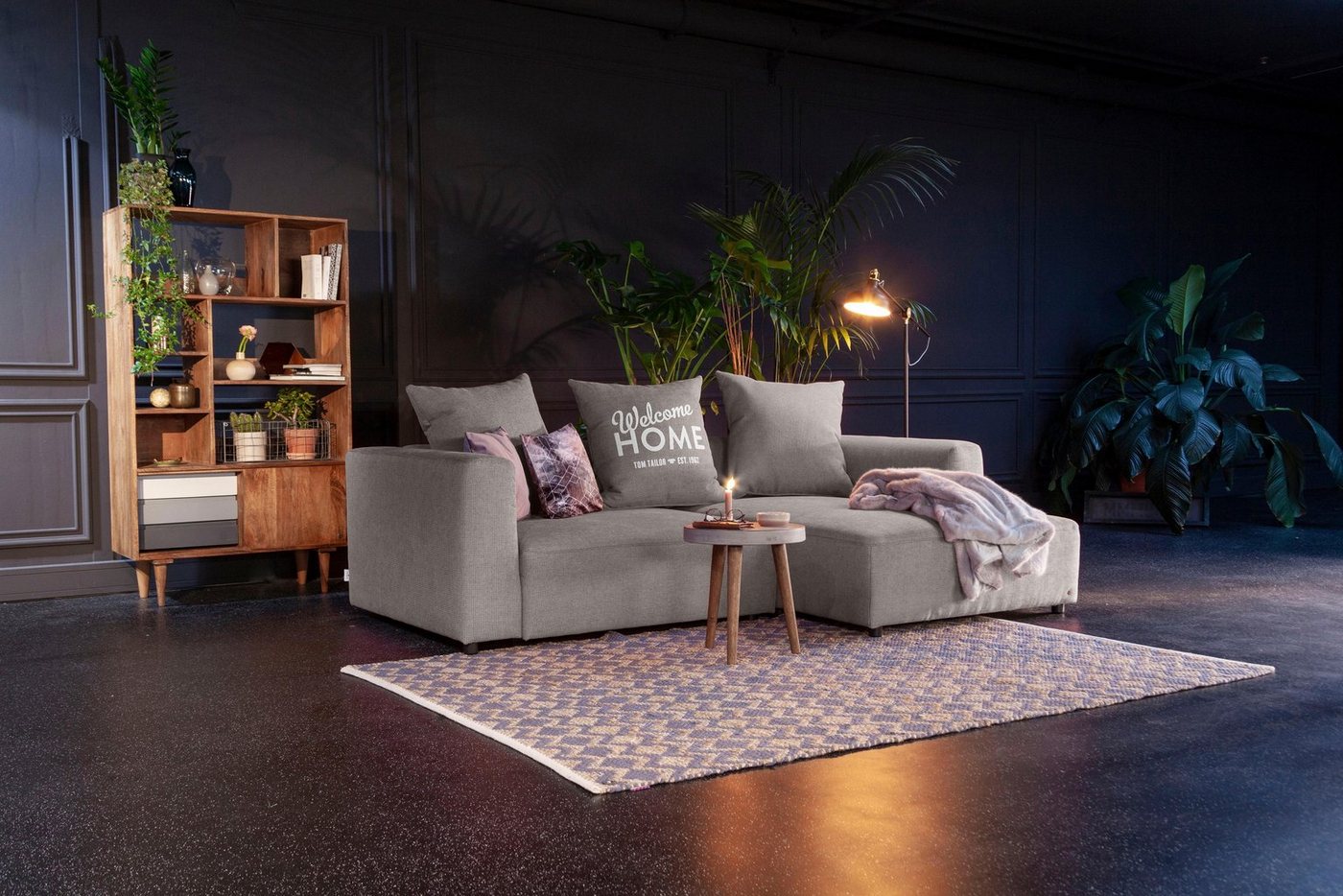 TOM TAILOR HOME Ecksofa HEAVEN CASUAL S, aus der COLORS COLLECTION, wahlweise mit Bettfunktion & Bettkasten von TOM TAILOR HOME