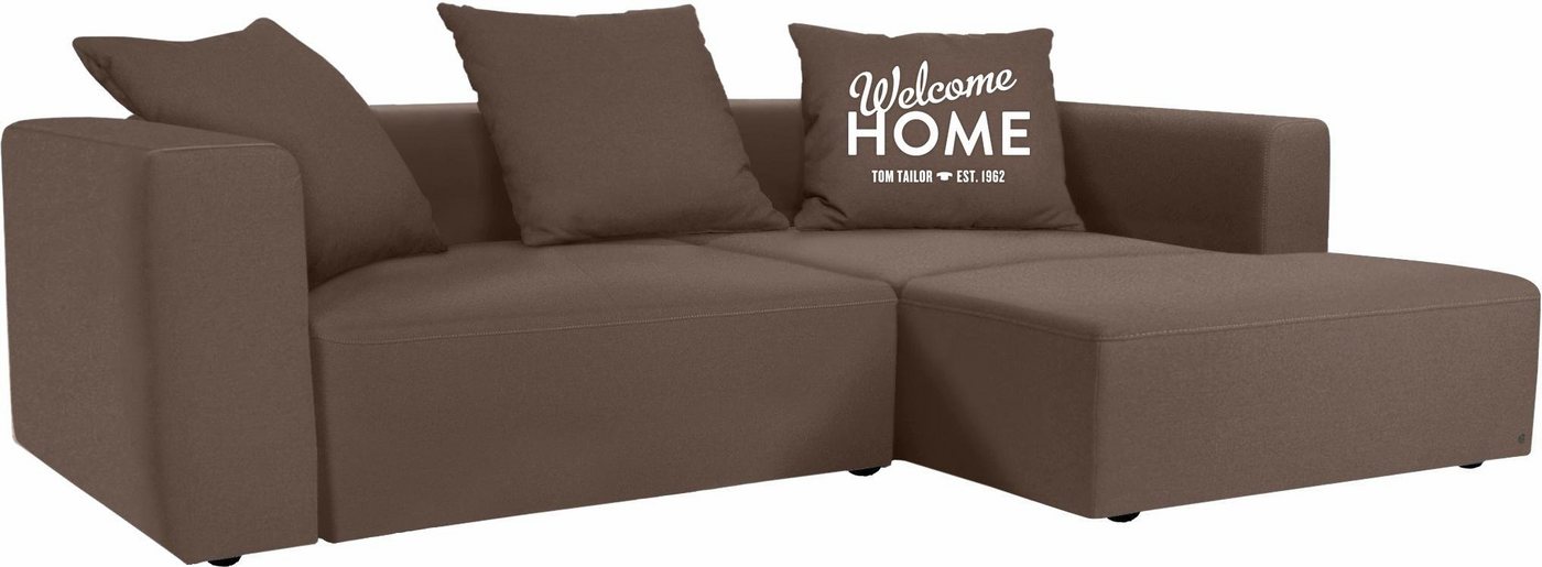 TOM TAILOR HOME Ecksofa HEAVEN CASUAL S, aus der COLORS COLLECTION, wahlweise mit Bettfunktion & Bettkasten von TOM TAILOR HOME