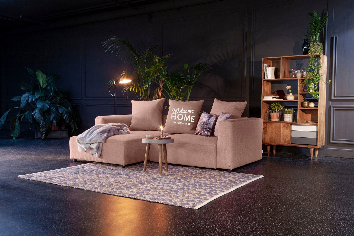 TOM TAILOR HOME Ecksofa HEAVEN CASUAL S, aus der COLORS COLLECTION, wahlweise mit Bettfunktion & Bettkasten von TOM TAILOR HOME