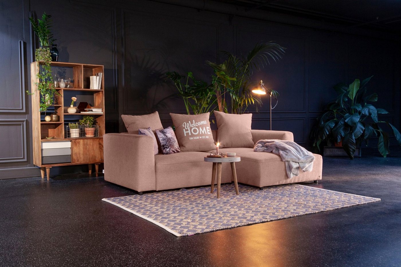 TOM TAILOR HOME Ecksofa HEAVEN CASUAL S, aus der COLORS COLLECTION, wahlweise mit Bettfunktion & Bettkasten von TOM TAILOR HOME