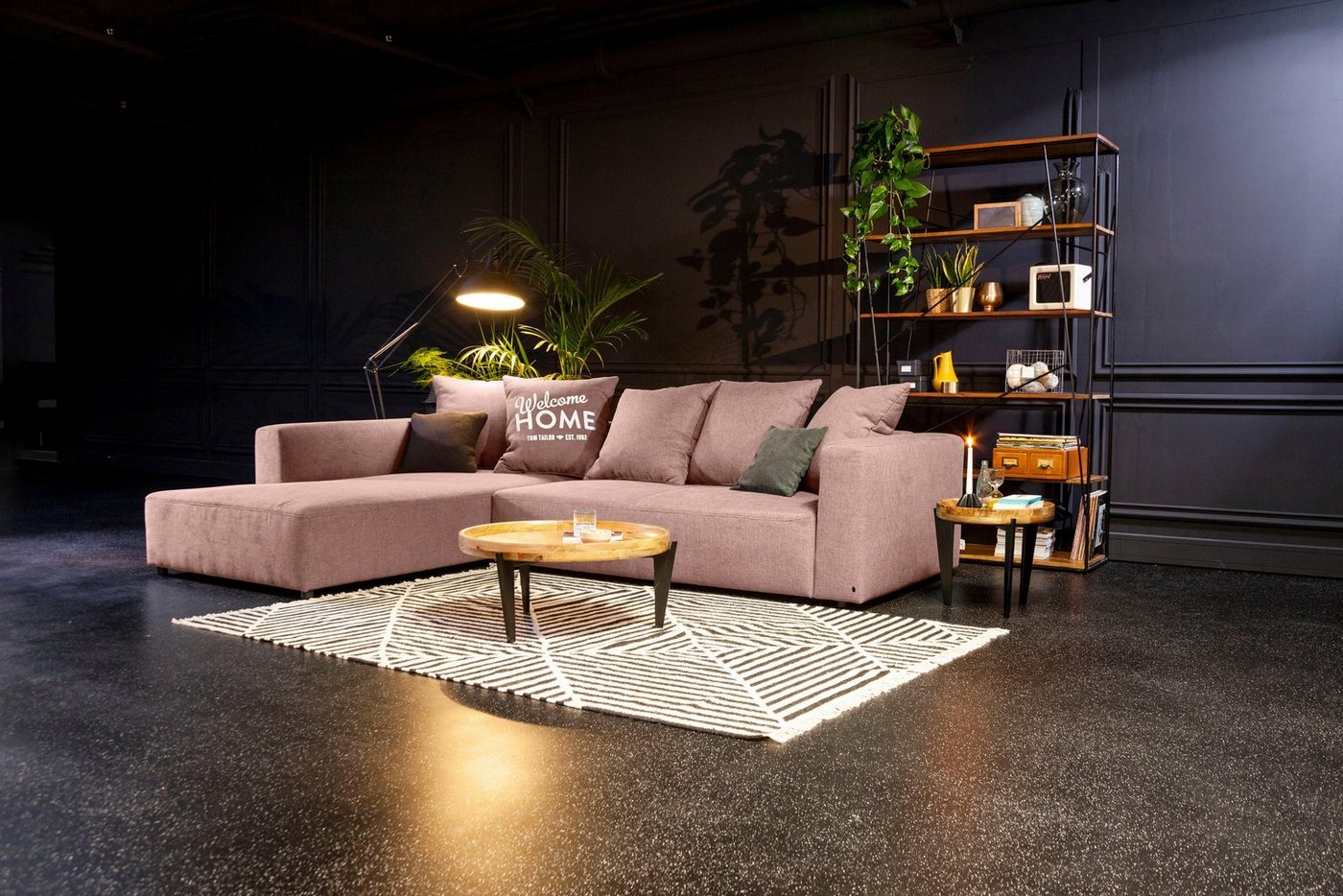 TOM TAILOR HOME Ecksofa HEAVEN CASUAL XL, aus der COLORS COLLECTION, wahlweise mit Bettfunktion & Bettkasten von TOM TAILOR HOME