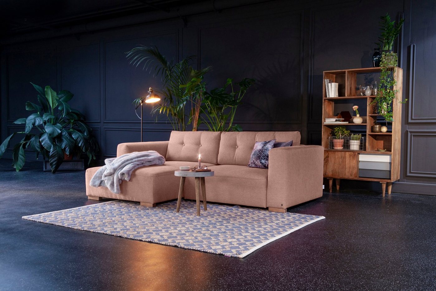 TOM TAILOR HOME Ecksofa HEAVEN CHIC S, aus der COLORS COLLECTION, wahlweise mit Bettfunktion & Bettkasten von TOM TAILOR HOME