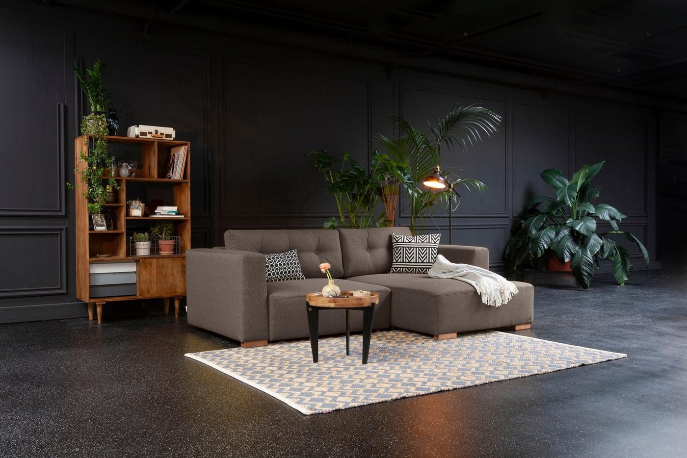 TOM TAILOR HOME Ecksofa HEAVEN CHIC S, aus der COLORS COLLECTION, wahlweise mit Bettfunktion & Bettkasten von TOM TAILOR HOME