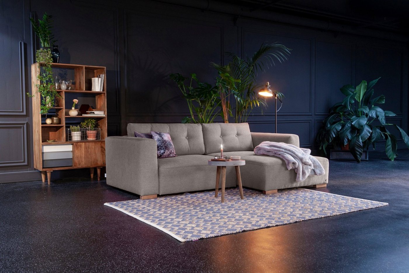 TOM TAILOR HOME Ecksofa HEAVEN CHIC S, aus der COLORS COLLECTION, wahlweise mit Bettfunktion & Bettkasten von TOM TAILOR HOME