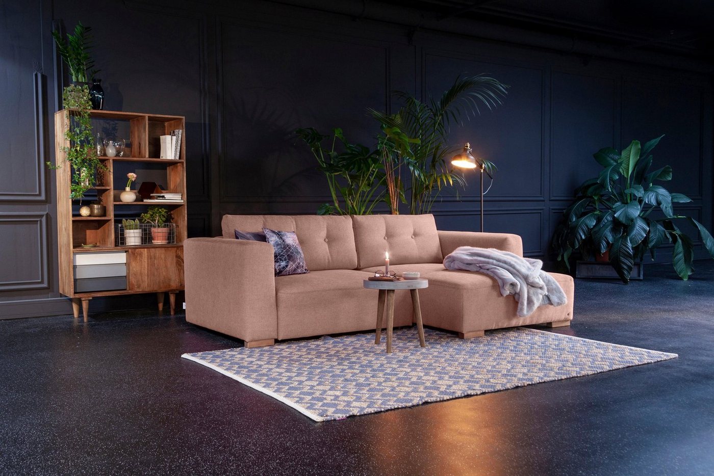 TOM TAILOR HOME Ecksofa HEAVEN CHIC S, aus der COLORS COLLECTION, wahlweise mit Bettfunktion & Bettkasten von TOM TAILOR HOME