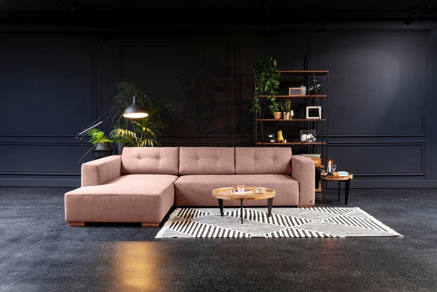 TOM TAILOR HOME Ecksofa HEAVEN CHIC XL, aus der COLORS COLLECTION, wahlweise mit Bettfunktion & Bettkasten von TOM TAILOR HOME