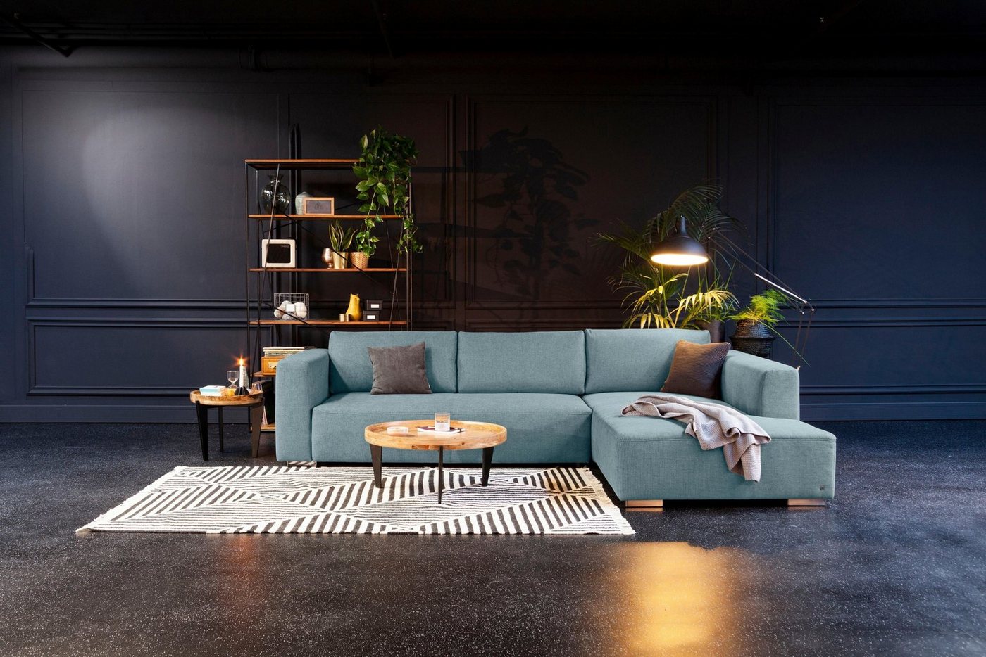 TOM TAILOR HOME Ecksofa HEAVEN STYLE M, aus der COLORS COLLECTION, wahlweise mit Bettfunktion & Bettkasten von TOM TAILOR HOME