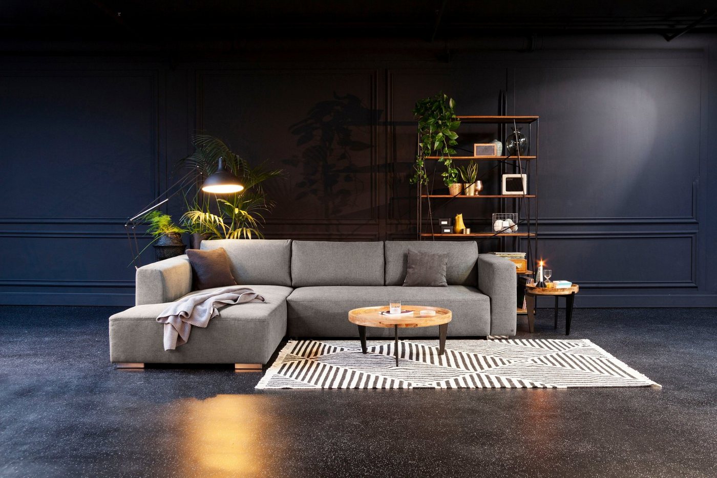 TOM TAILOR HOME Ecksofa HEAVEN STYLE M, aus der COLORS COLLECTION, wahlweise mit Bettfunktion & Bettkasten von TOM TAILOR HOME