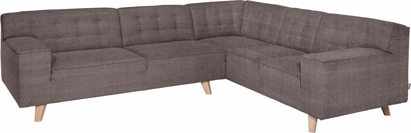 TOM TAILOR HOME Ecksofa NORDIC CHIC, im Retrolook, Füße Buche natur von TOM TAILOR HOME