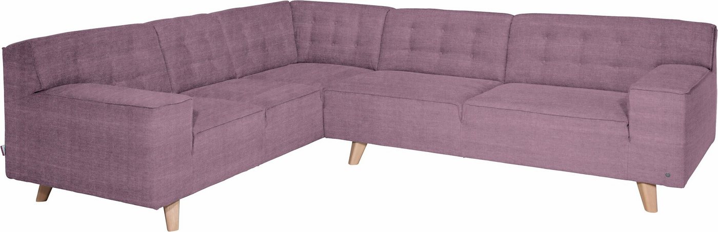 TOM TAILOR HOME Ecksofa NORDIC CHIC, im Retrolook, Füße Buche natur von TOM TAILOR HOME