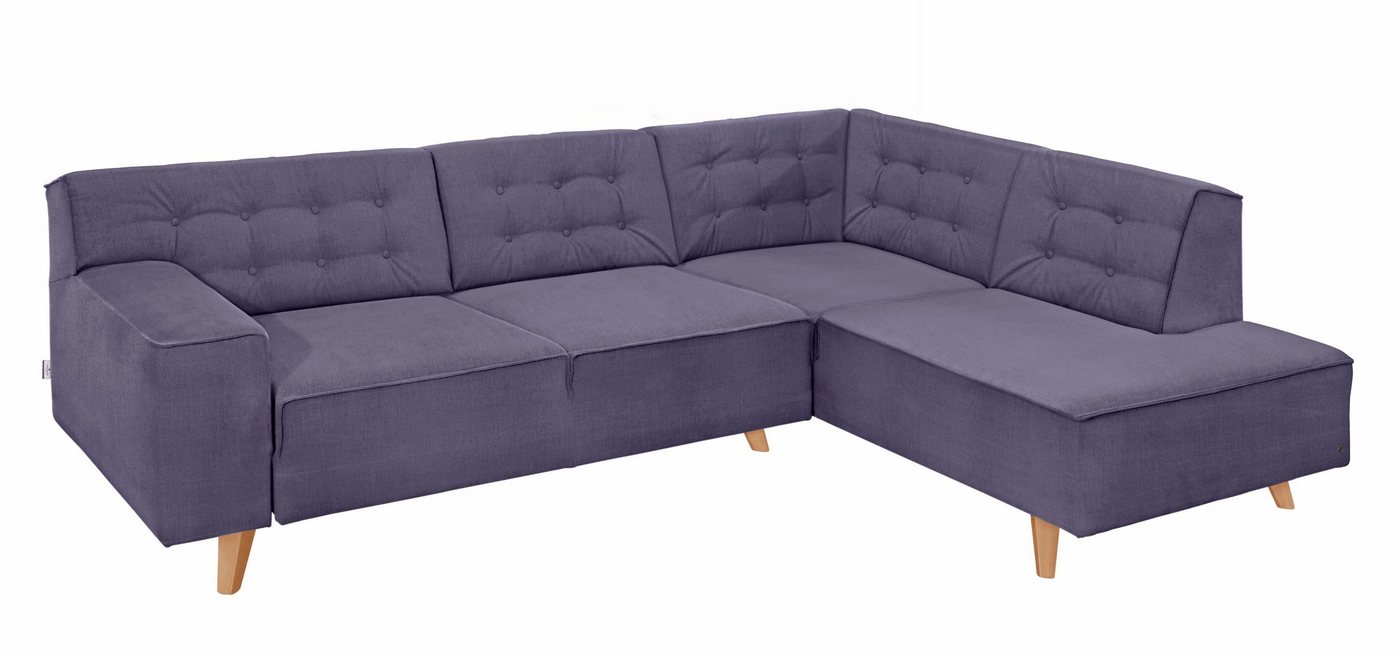 TOM TAILOR HOME Ecksofa NORDIC CHIC, mit Ottomane, wahlweise mit Sitzvorzug, Füße Buche natur von TOM TAILOR HOME