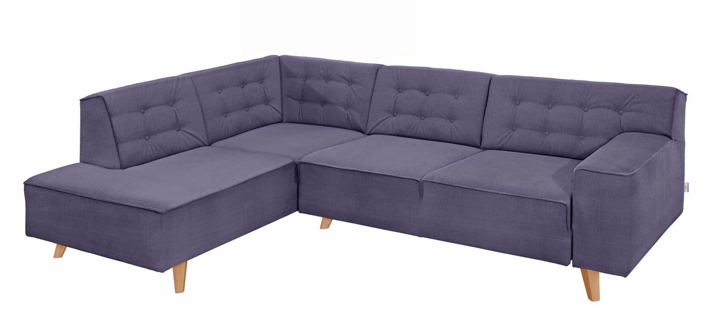 TOM TAILOR HOME Ecksofa NORDIC CHIC, mit Ottomane, wahlweise mit Sitzvorzug, Füße Buche natur von TOM TAILOR HOME