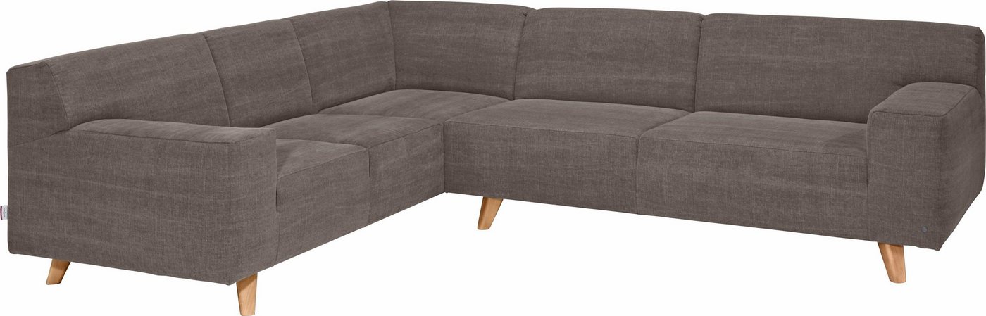 TOM TAILOR HOME Ecksofa NORDIC PURE, im Retrolook, Füße Buche natur von TOM TAILOR HOME