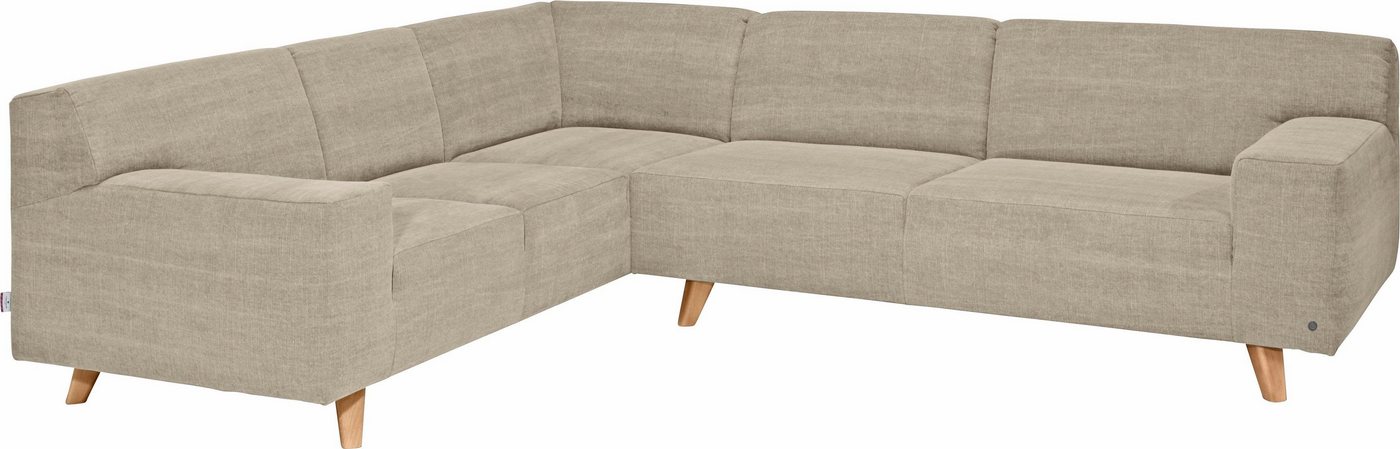 TOM TAILOR HOME Ecksofa NORDIC PURE, im Retrolook, Füße Buche natur von TOM TAILOR HOME