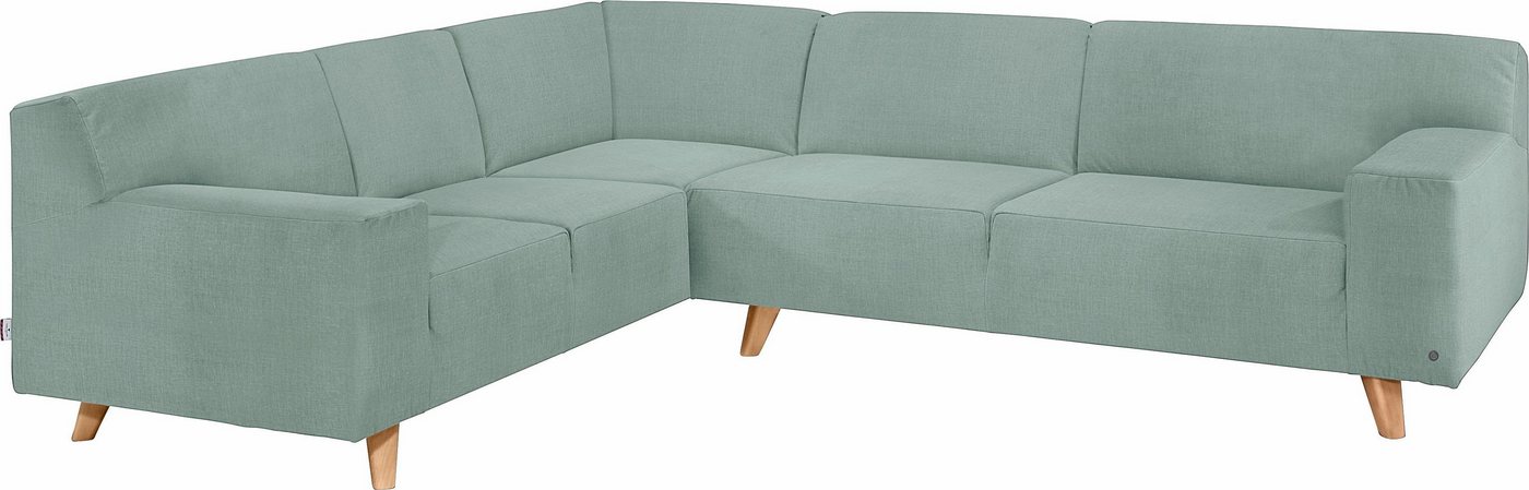 TOM TAILOR HOME Ecksofa NORDIC PURE, im Retrolook, Füße Buche natur von TOM TAILOR HOME