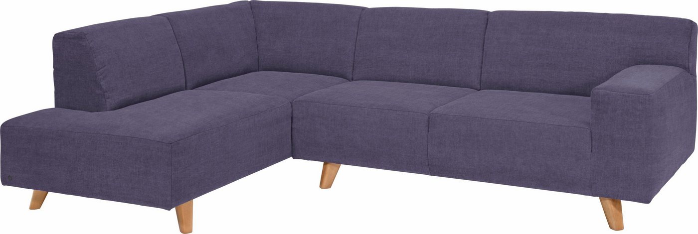 TOM TAILOR HOME Ecksofa NORDIC PURE, mit Ottomane, im Retrolook, Füße Buche natur von TOM TAILOR HOME