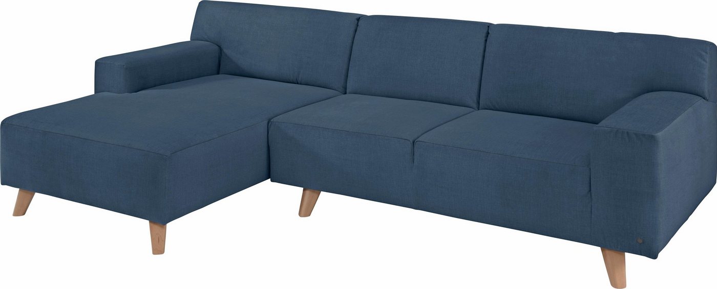 TOM TAILOR HOME Ecksofa NORDIC PURE, mit Recamiere, im Retrolook, Füße Buche natur von TOM TAILOR HOME