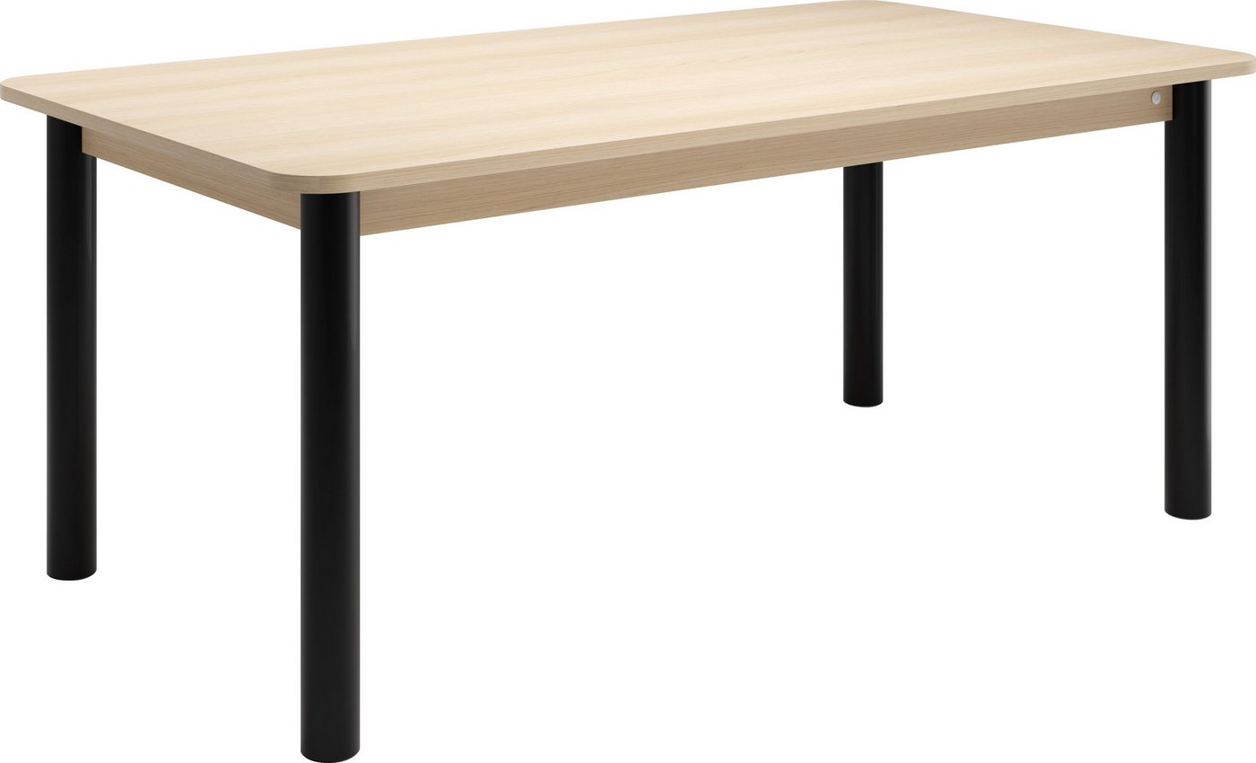 TOM TAILOR HOME Esstisch COLOR TABLE (1-St), Esstisch, 4-Fuß, 3 Größen, 3 Dekorfarben, 4 Fußfarben, ABS-Kante von TOM TAILOR HOME