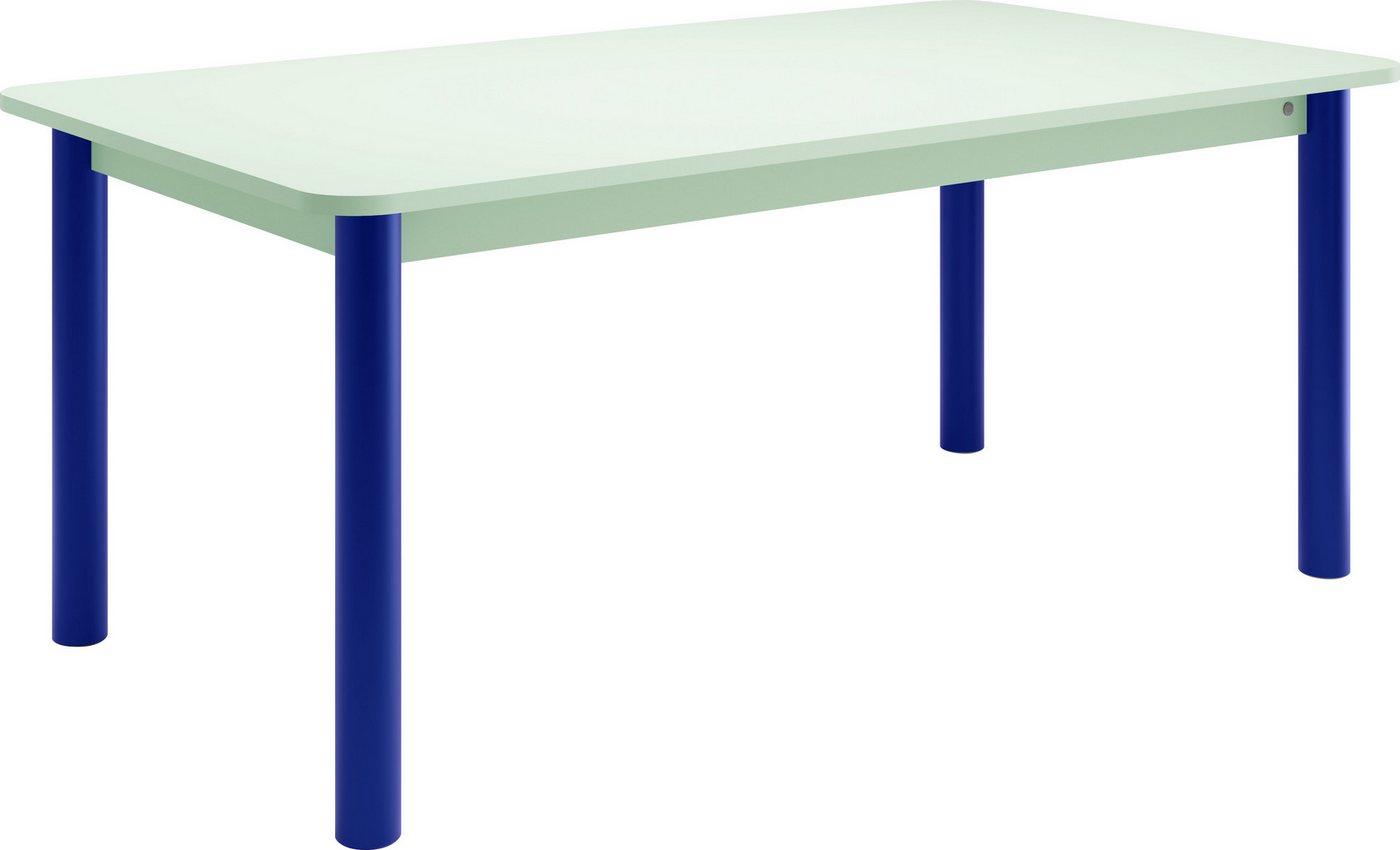 TOM TAILOR HOME Esstisch COLOR TABLE (1-St), Esstisch, 4-Fuß, 3 Größen, 3 Dekorfarben, 4 Fußfarben, ABS-Kante von TOM TAILOR HOME