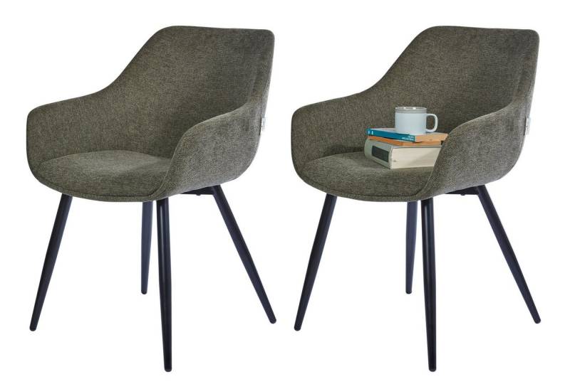 TOM TAILOR HOME Esszimmerstuhl RETRO ARMCHAIR - Schalenstuhl in angesagter Retroform, Chenillestoff, ausgestellte Metallfüße und leicht geneigte Armlehnen. TOM TAILOR HOME Esszimmerstuhl RETRO ARMCHAIR - Schalenstuhl in angesagter Retroform, Chenillestoff, ausgestellte Metallfüße und leicht geneigte Armlehnen. von TOM TAILOR HOME