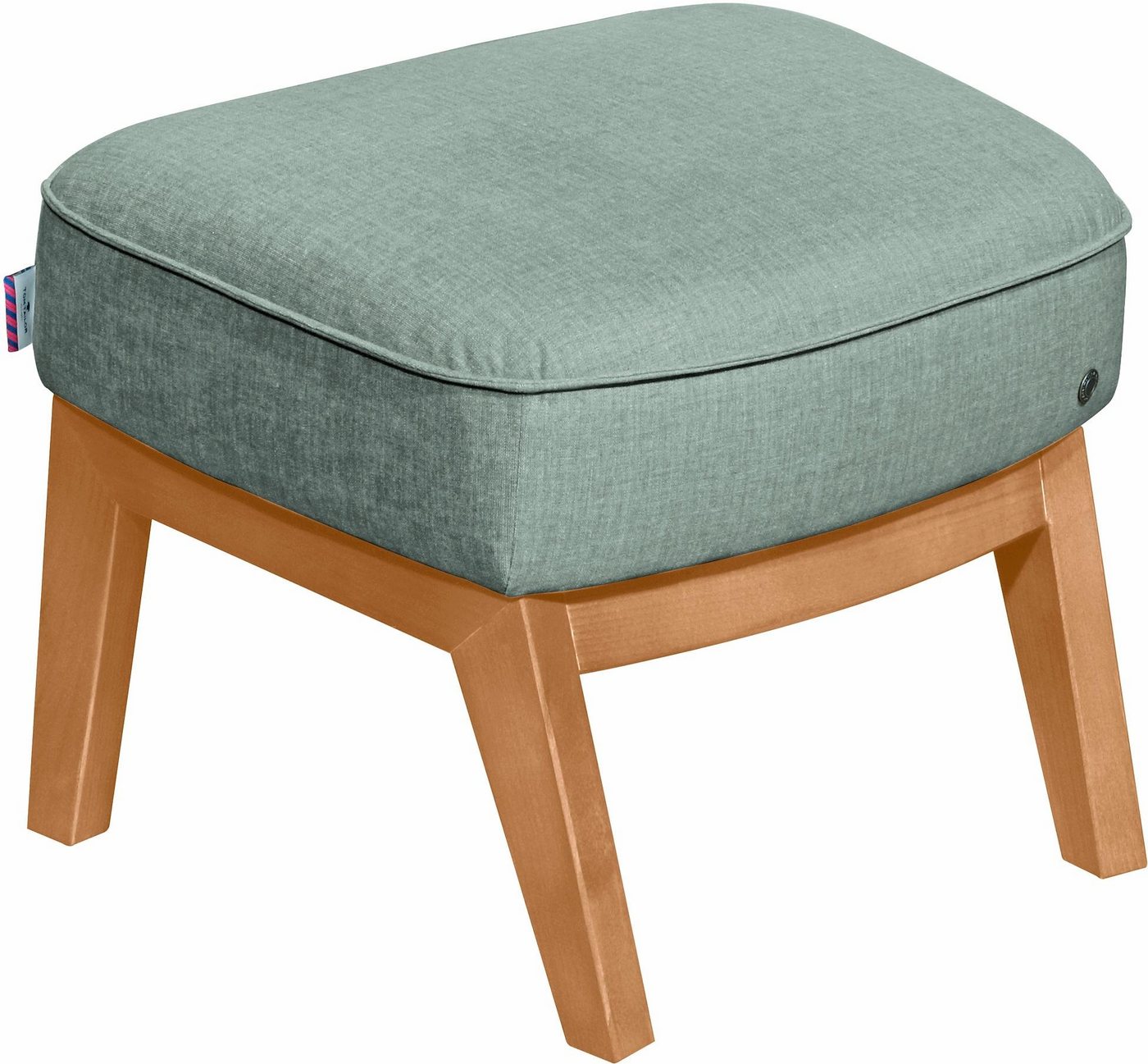 TOM TAILOR HOME Hocker COZY, mit Kedernaht, Füße Buche natur von TOM TAILOR HOME