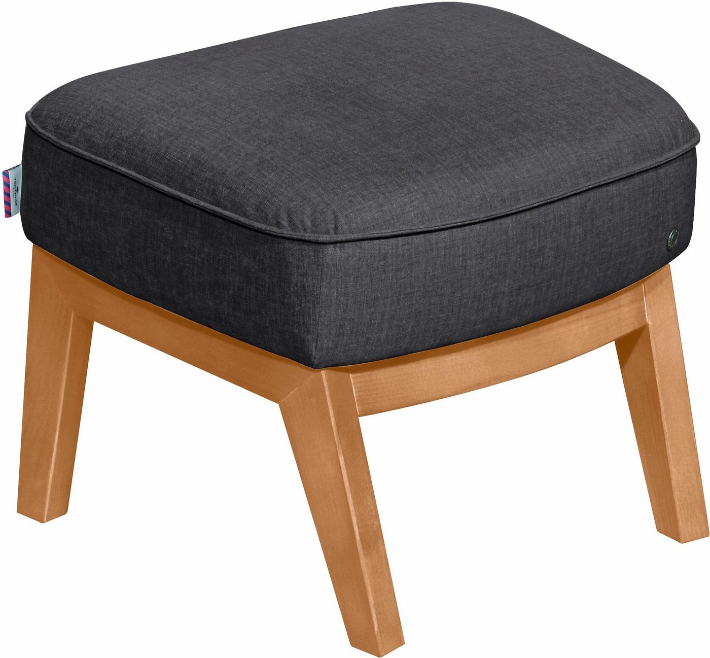 TOM TAILOR HOME Hocker COZY, mit Kedernaht, Füße Buche natur von TOM TAILOR HOME