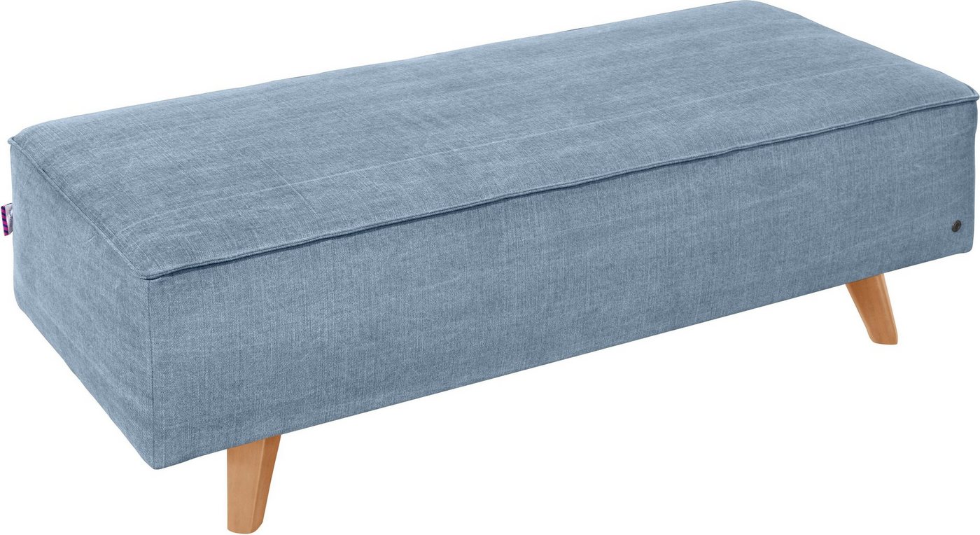 TOM TAILOR HOME Hocker NORDIC CHIC, mit Kedernaht, Breite 137 cm, Füße Buche natur von TOM TAILOR HOME