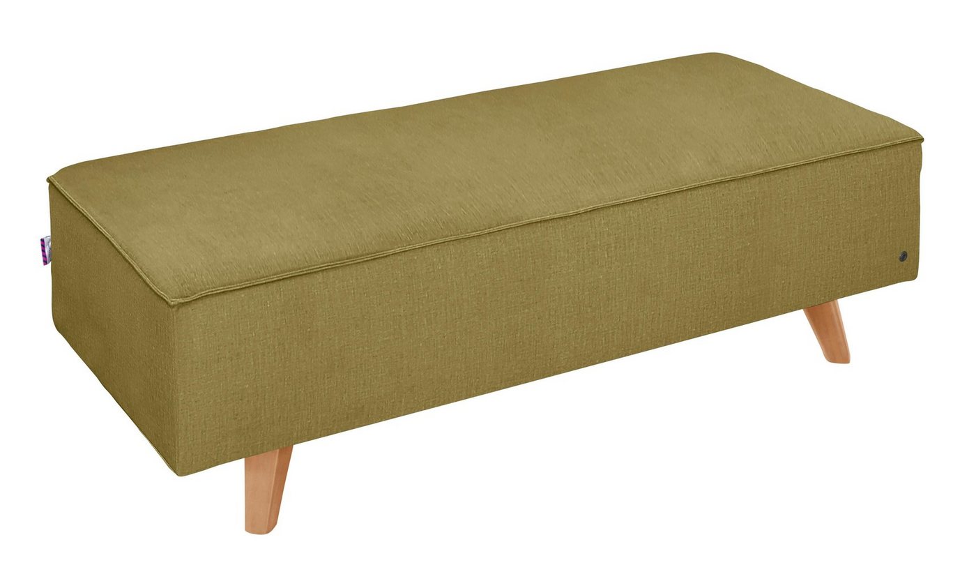 TOM TAILOR HOME Hocker NORDIC CHIC, mit Kedernaht, Breite 137 cm, Füße Buche natur von TOM TAILOR HOME