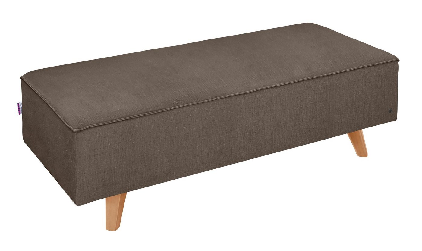 TOM TAILOR HOME Hocker NORDIC CHIC, mit Kedernaht, Breite 137 cm, Füße Buche natur von TOM TAILOR HOME