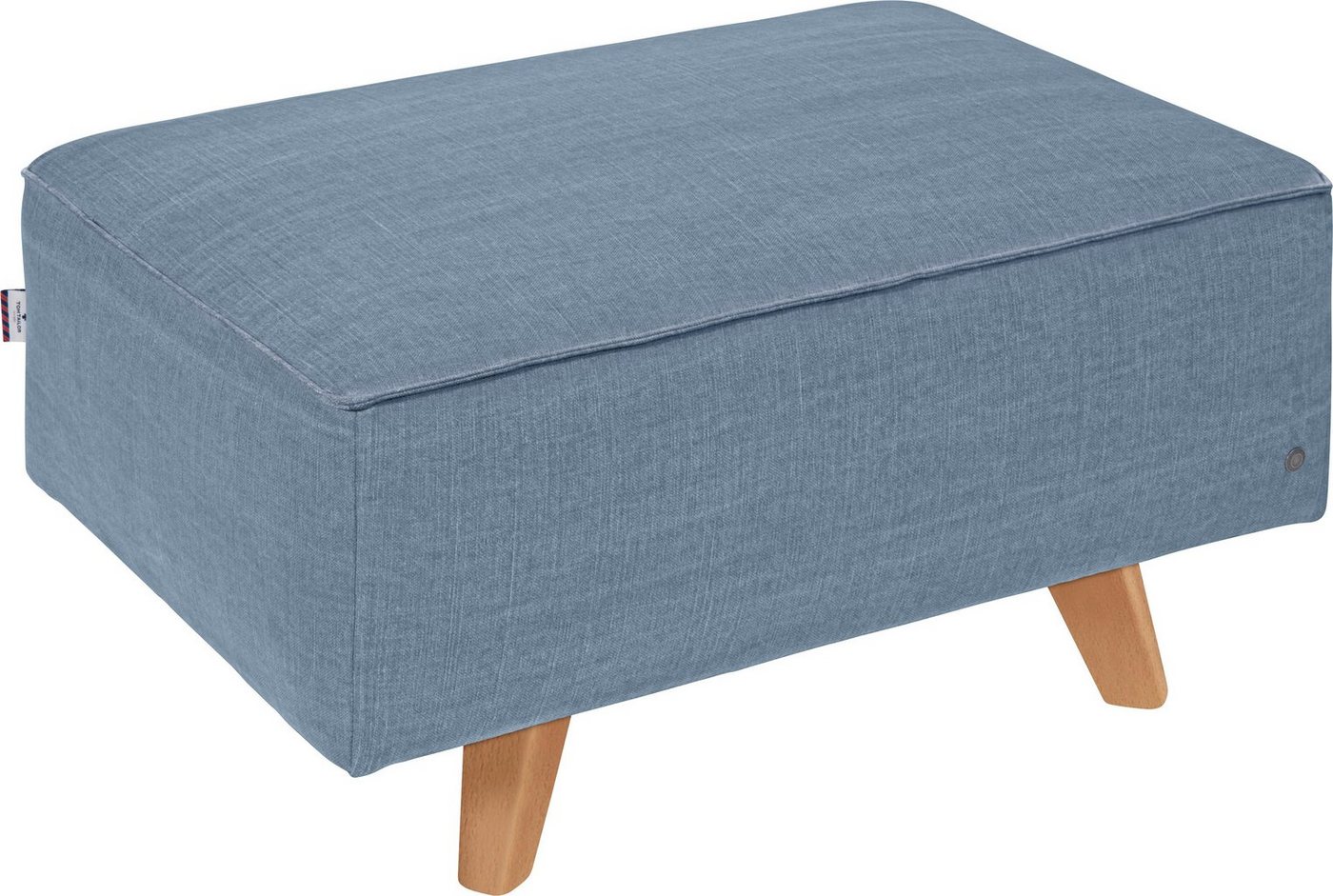 TOM TAILOR HOME Hocker NORDIC CHIC, mit Kedernaht, Breite 85 cm, Füße Buche natur von TOM TAILOR HOME