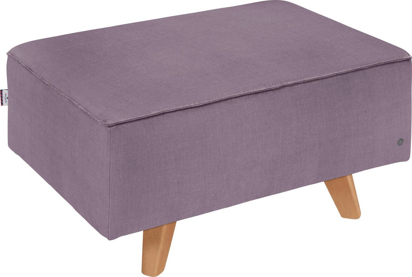 TOM TAILOR HOME Hocker NORDIC CHIC, mit Kedernaht, Breite 85 cm, Füße Buche natur von TOM TAILOR HOME