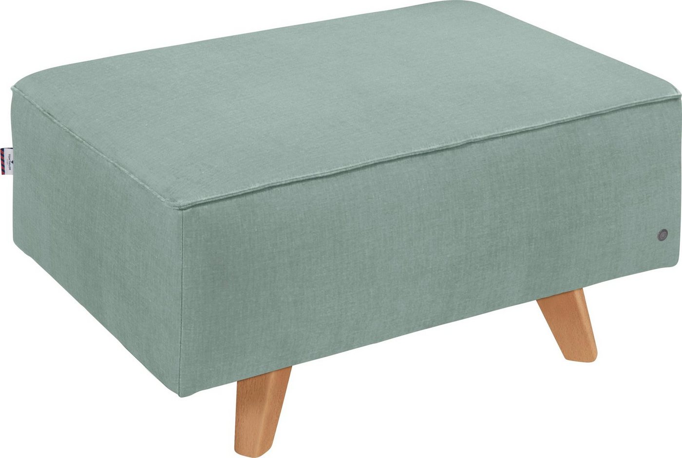 TOM TAILOR HOME Hocker NORDIC CHIC, mit Kedernaht, Breite 85 cm, Füße Buche natur von TOM TAILOR HOME