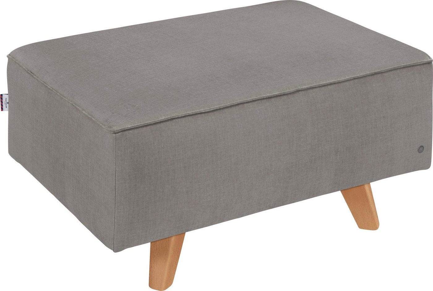 TOM TAILOR HOME Hocker NORDIC CHIC, mit Kedernaht, Breite 85 cm, Füße Buche natur von TOM TAILOR HOME