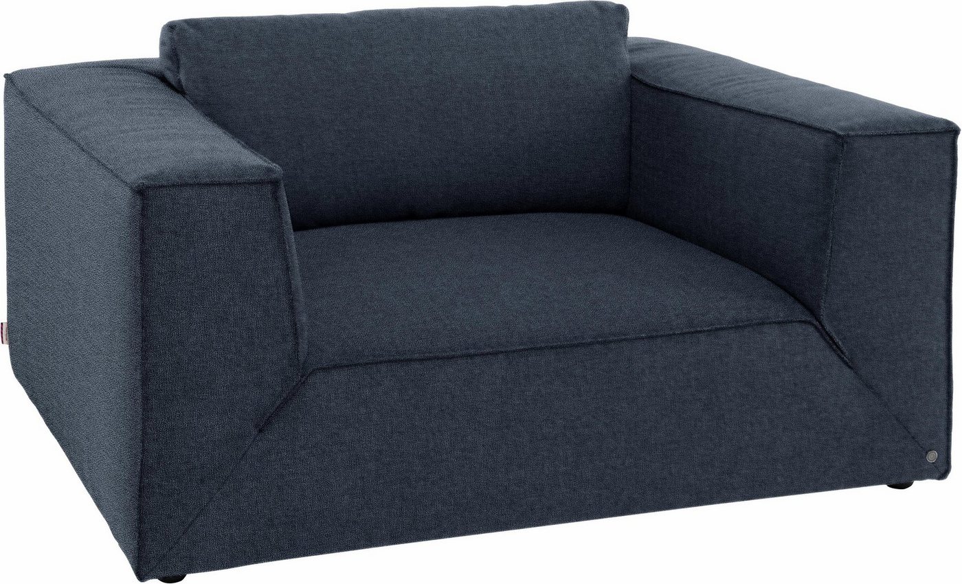 TOM TAILOR HOME Loveseat BIG CUBE STYLE, mit bequemen Stegkissen, extra große Sitztiefe, Breite 147 cm von TOM TAILOR HOME