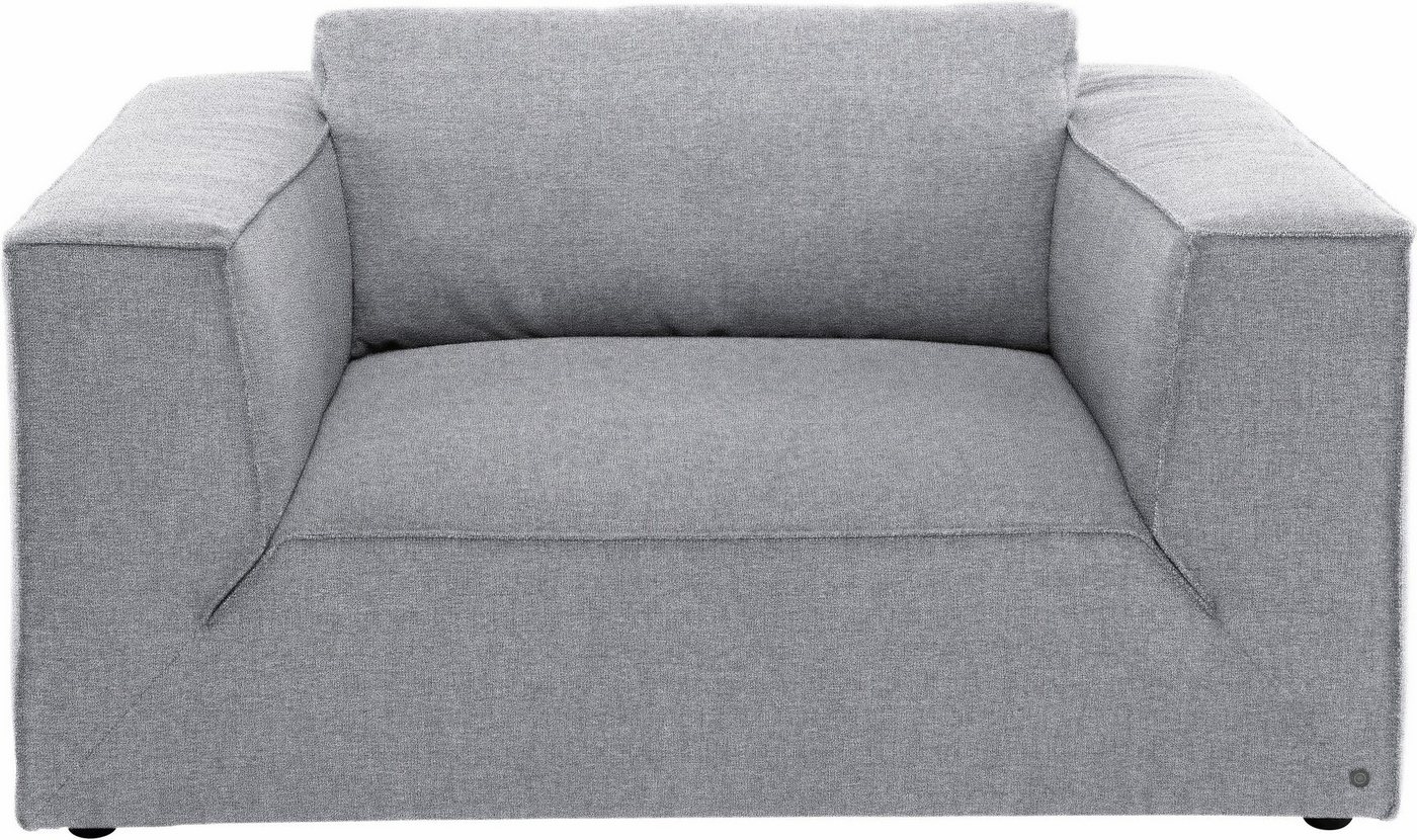 TOM TAILOR HOME Loveseat BIG CUBE STYLE, mit bequemen Stegkissen, extra große Sitztiefe, Breite 147 cm von TOM TAILOR HOME