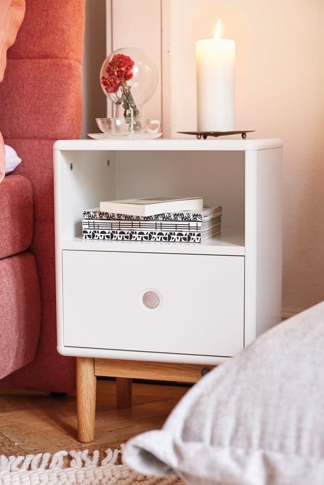 TOM TAILOR HOME Nachtkommode COLOR Bedside Cabinet - 61 x 40 x 33,5 cm - gerundete Kanten, mit Push-to-Open - in vielen schönen Farben von TOM TAILOR HOME