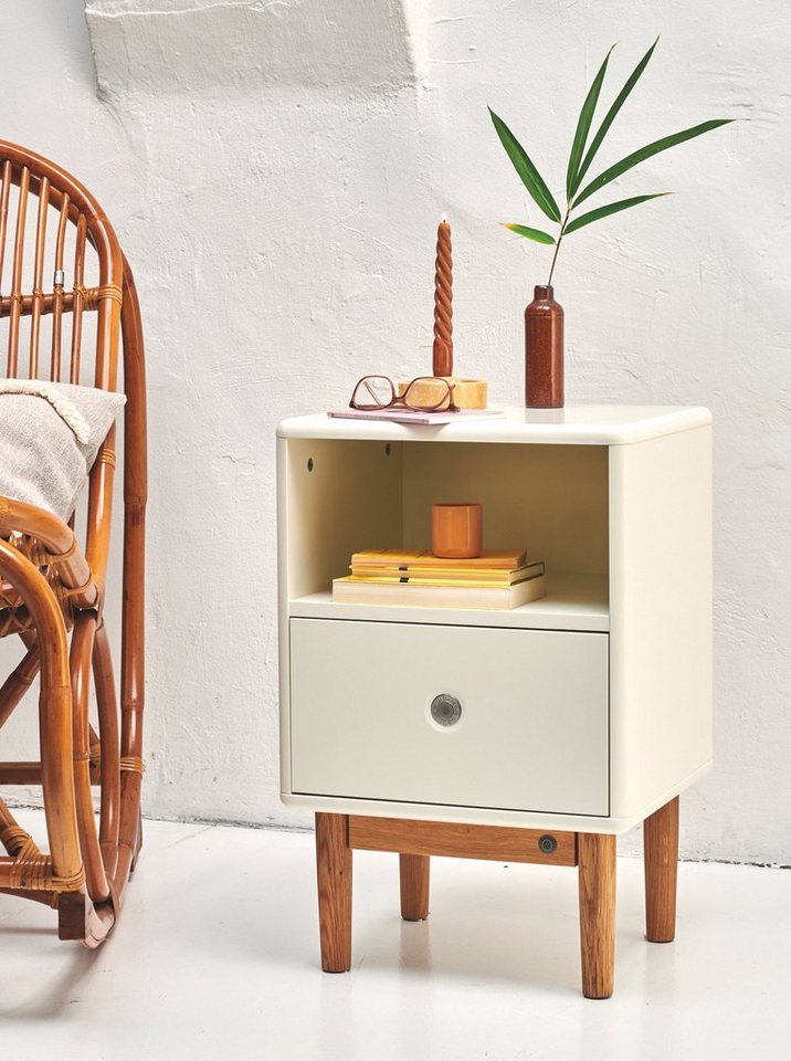 TOM TAILOR HOME Nachtkommode COLOR Bedside Cabinet - 61 x 40 x 33,5 cm - gerundete Kanten, mit Push-to-Open - in vielen schönen Farben von TOM TAILOR HOME