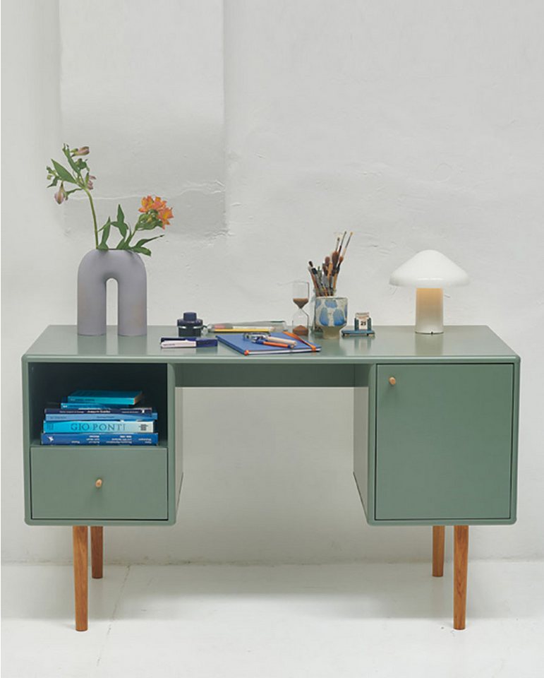 TOM TAILOR HOME Schreibtisch COLOR LIVING Desk - in vier schönen Farben, hochwertig lackierter Schreibtisch - auch als Schminktisch verwendbar von TOM TAILOR HOME