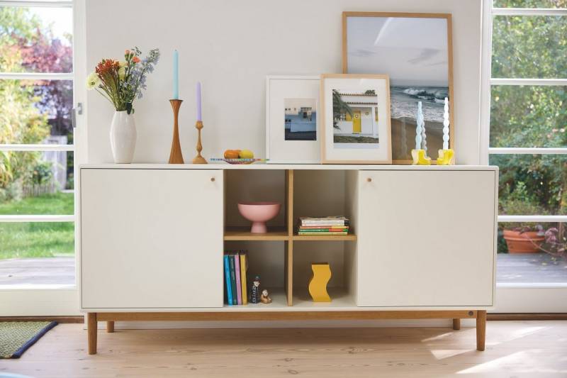 TOM TAILOR HOME Sideboard COLOR LIVING Large Sideboard - in drei schönen Farben, gerundete Kanten aus hochwertig lackiertem MDF, stylischer Stauraum von TOM TAILOR HOME