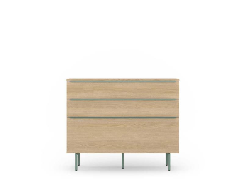 TOM TAILOR HOME Sideboard COLOR PUZZLE Medium Cabinet 06 – 2 Schubladen, 1 Klappe, Breite 1100 mm – Stauraum mit besonderem Farbkick von TOM TAILOR HOME