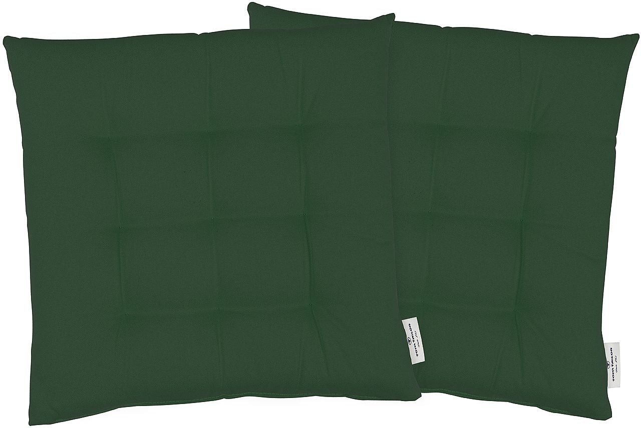 TOM TAILOR HOME Sitzkissen Dove, TOM TAILOR unifarbenes, abgestepptes Sitzkisssen DOVE, 2er Pack von TOM TAILOR HOME