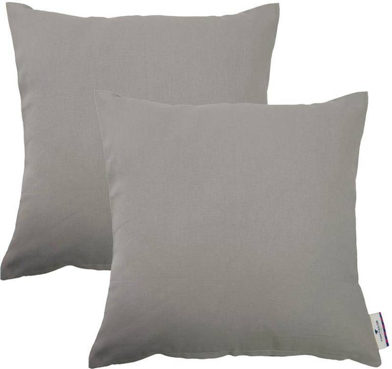 TOM TAILOR HOME Sitzkissen Dove, TOM TAILOR unifarbenes, abgestepptes Sitzkisssen DOVE, 2er Pack von TOM TAILOR HOME