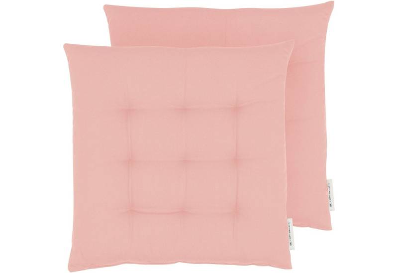 TOM TAILOR HOME Sitzkissen Dove, unifarben, abgesteppt, 1 Stück von TOM TAILOR HOME