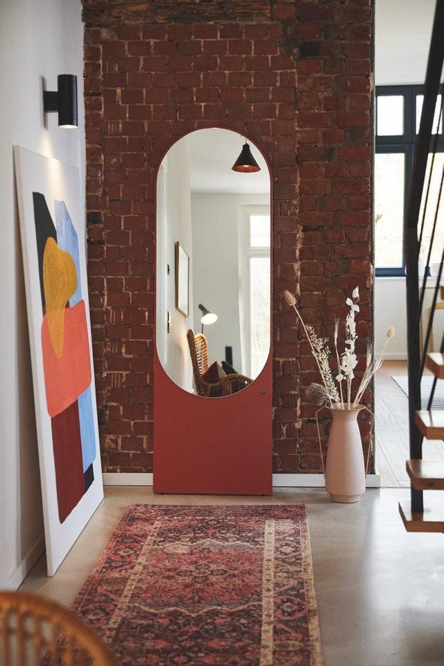 TOM TAILOR HOME Standspiegel COLOR MIRROR - farbiges Highlight - hochwertig lackiert, Wandlehnender Spiegel in besonderer Form & in vielen schönen Farben von TOM TAILOR HOME