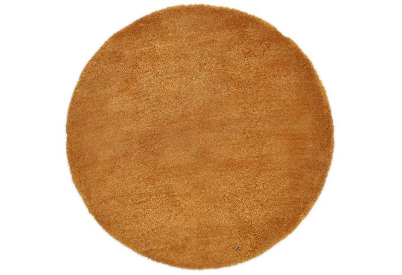TOM TAILOR HOME Hochflor-Teppich Shaggy Teppich Cozy, rund, Höhe: 25 mm, Uni Farben, auch in Pastell Farben, weich & kuschelig von TOM TAILOR HOME