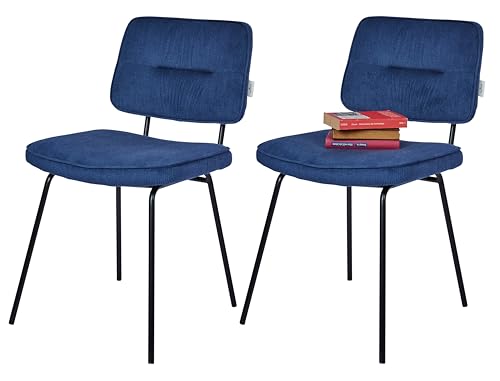 TOM TAILOR HOME Tube Chair Esszimmerstühle 2er Set (Denim Blue) von TOM TAILOR HOME