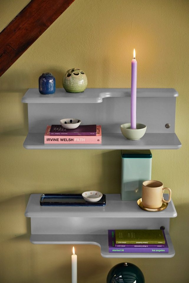 TOM TAILOR HOME Wandregal COLOR SHELF - 60 x 20 x 20 cm - nur noch wenige Stücke, seidenmatt lackierter Hingucker von TOM TAILOR HOME